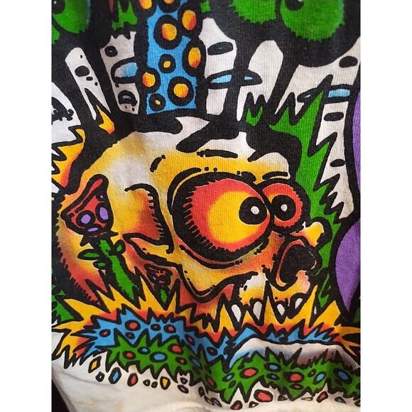 Liquid Blue Light Fantasy Mars AOP Joey Mars Graphic T Shirt Mens Small Cotton - Picture 8 of 13